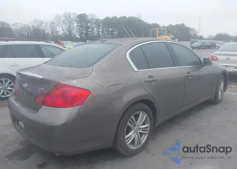 2010 Infiniti G37X z USA, uszkodzony, nr VIN JN1CV6AR4AM455462